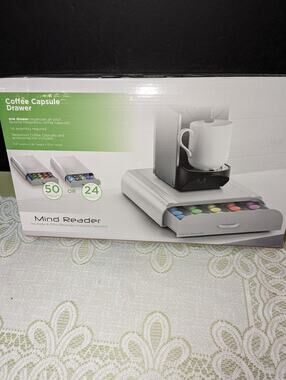 Mind Reader Nespresso Coffee Capsule Rectangular One Drawer Storage Organizer